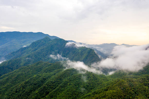 istock Chinese mountains, aerial view 1272101636
