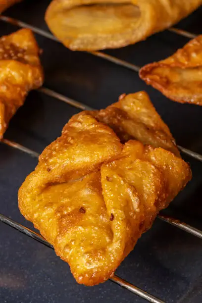 Photo of Fried sweets (pestiños) typical Spanish dessert from Andalusia and Extremadura