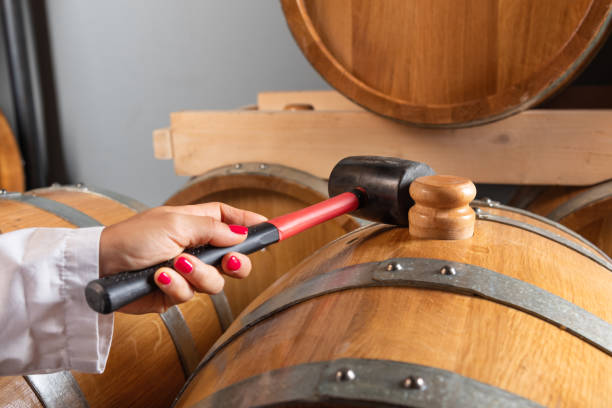 istock Opening the whiskey barrel 1272108888