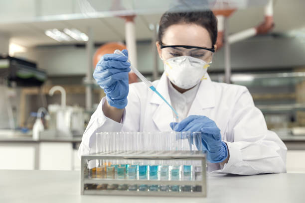 istock Female scientist working in the CDC laboratory. 1272108990