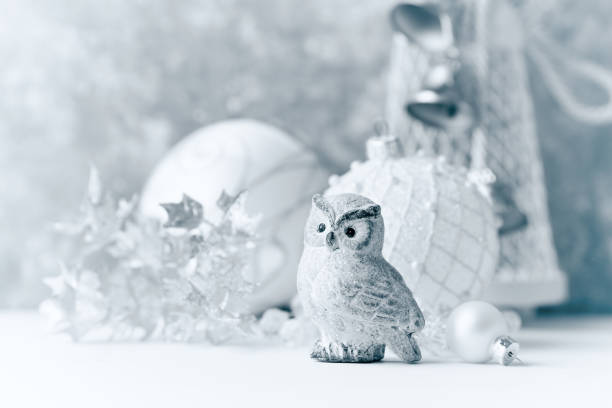 istock Christmas decoration. Bright wooden background. Selective focus. Close up. 1272110002