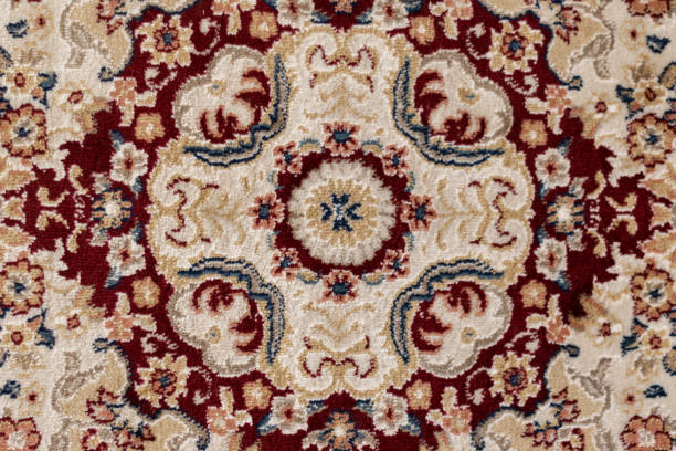 istock Crop view of traditional persian carpet 1272110384