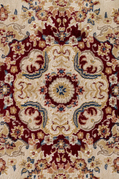 istock Crop view of traditional persian carpet 1272110389
