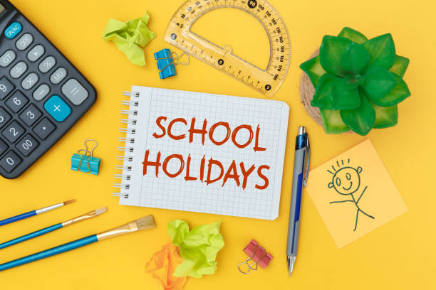 istock School holidays concept - school office supplies 1272113668