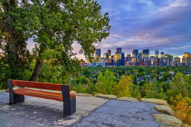 istock Vivid Sunrise Clouds Over Downtown Calgary River Valley 1272114649