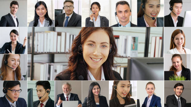 istock Business people group meeting in video conference 1272118328