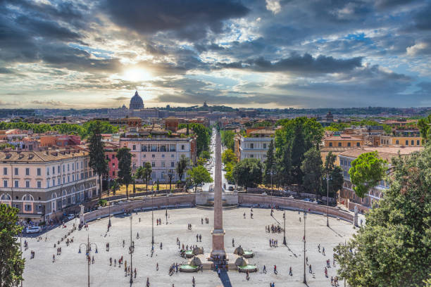 istock Sunset on Rome Italy 1272130956