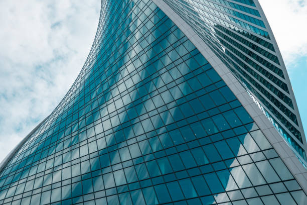 istock Skyscraper in a finance district, urban city architecture 1272131923