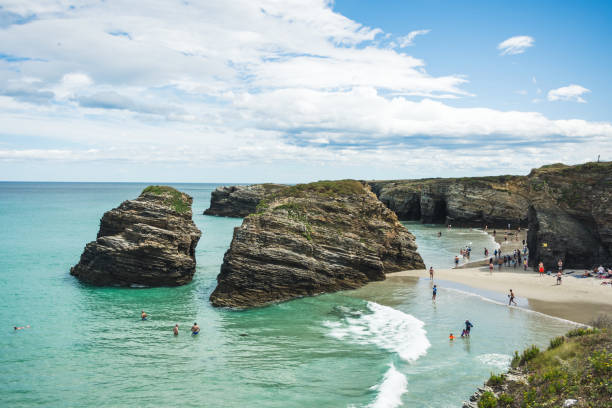istock Playa de las Catedrales, Galicia 1272138706