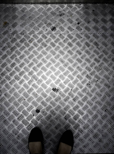 istock Metal industrial floor 1272139916