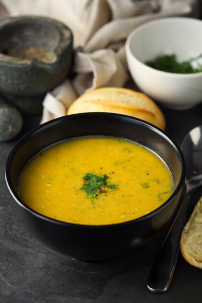 istock Healthy Vegan spicy chickpea and lentils soup 1272141027