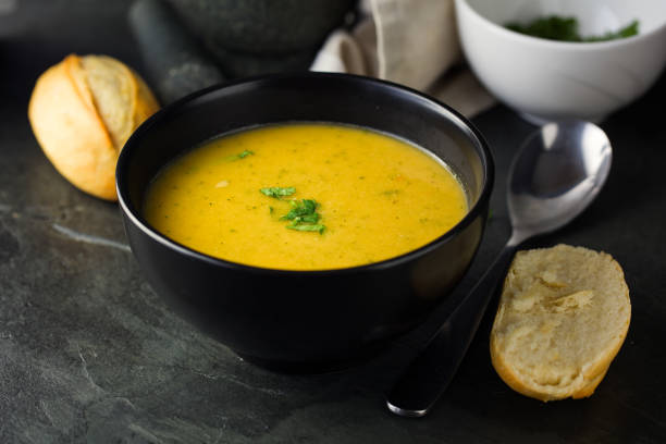 istock Healthy Vegan spicy chickpea and lentils soup 1272141037