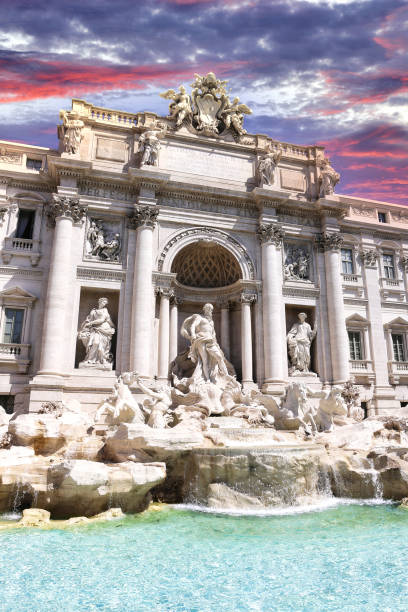 istock Trevi Fountain at Sunset 1272143216
