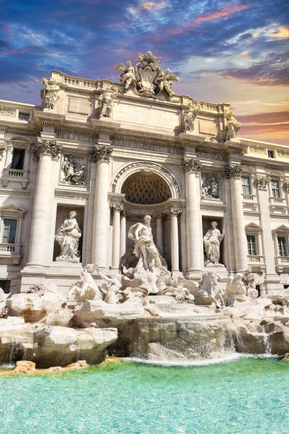istock Trevi Fountain in Rome at Sunset 1272143401
