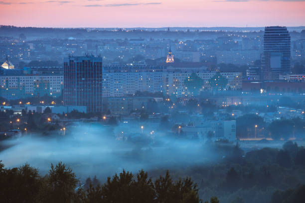 istock Panorama of Rzeszow at sunset 1272145196