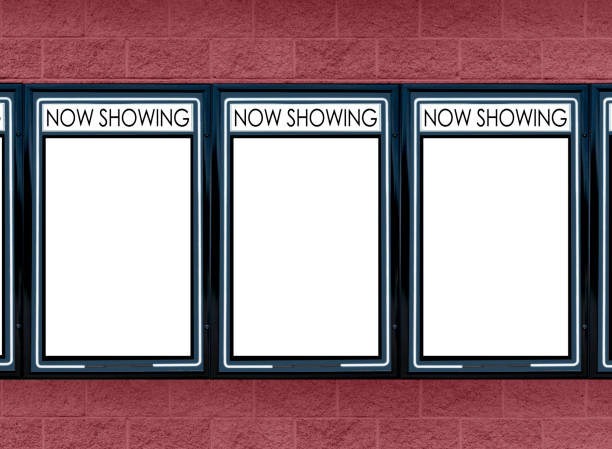 istock Movie Marquees With Three Blank Picture Frames Red Background 1272151477