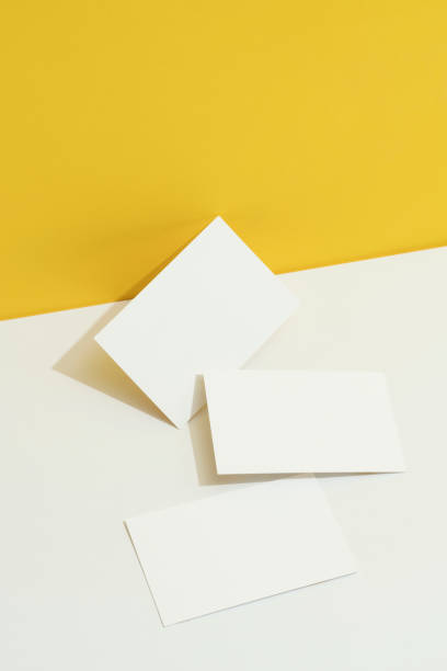 istock Business card mockup, template 1272153410