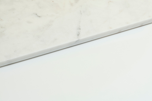 White and marble background