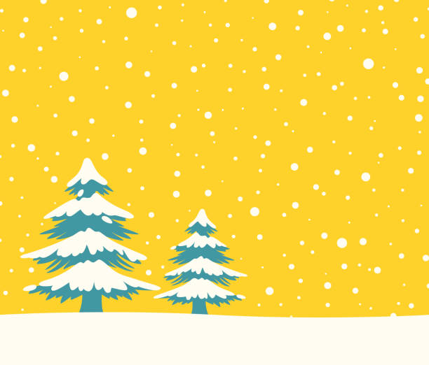 Christmas Tree Farm Clipart Background