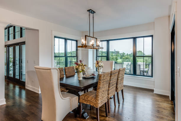 istock Large dining area of new home 1272163108