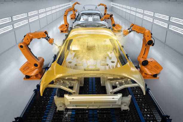 istock Automation aumobile factory 1272168305