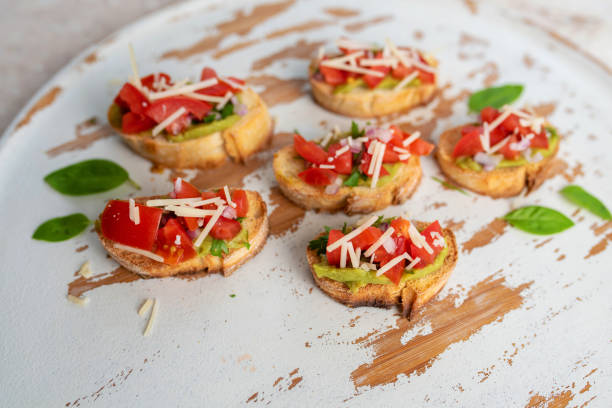 istock Bruschetta Sandwich served as an appetizer 1272191405