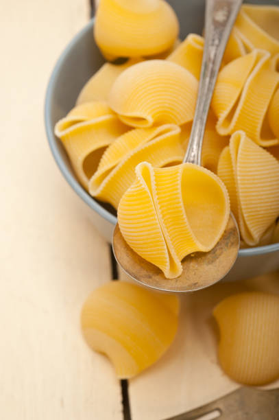 istock raw Italian snail lumaconi pasta 1272191461