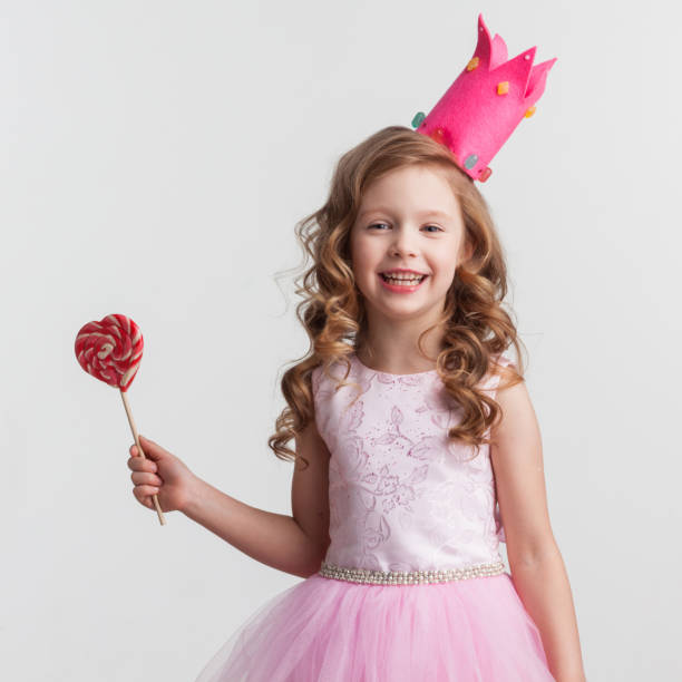 istock Candy princess girl with lollipop 1272193226