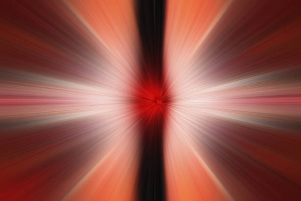 istock Abstract background of a stream of rays red light.  Abstraction 1272193807