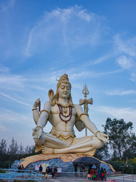 istock Giant Shiva statue in Bijapur, Karnataka, India 1272197418