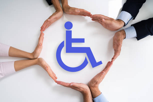istock Disabled Icon. Worker Injury And Disability 1272197494