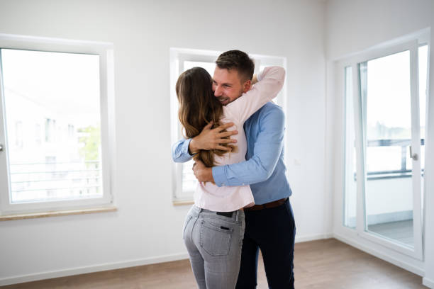 istock Excited Family Couple Hugging 1272197729
