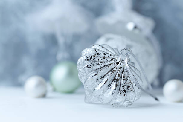 istock Christmas decoration. Bright wooden background. Selective focus. Close up. 1272198422