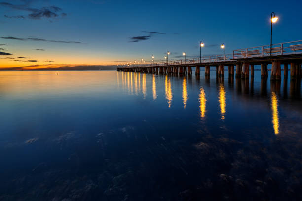 istock Walking pier. Poland, Gdynia Orlowo, Baltic Sea 1272200562