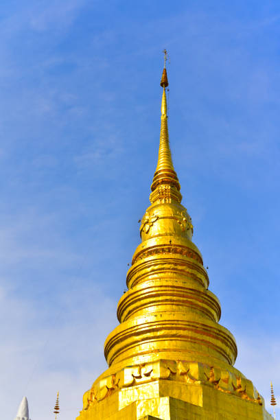 istock Gold Buddha statue on park.Nan thailand. 1272202242