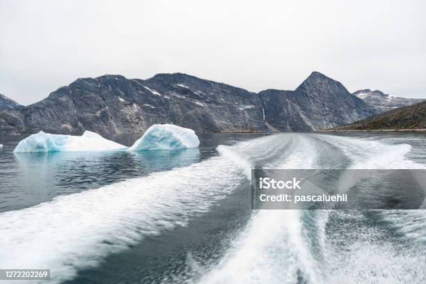 West Fjord Nuuk Greenland September Stock Photo - Download Image Now - Adventure, Cloud - Sky, Coastline