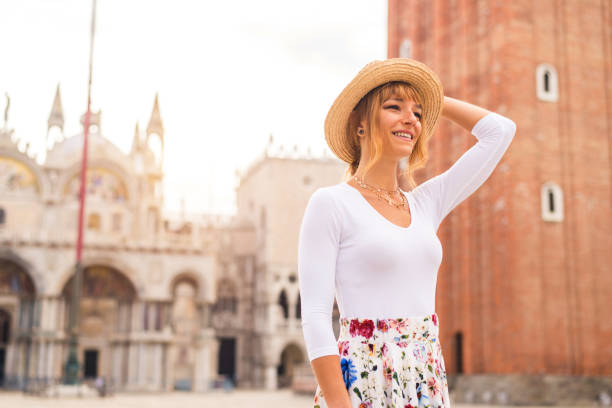 istock Woman travelling in Venice, Italy 1272210632