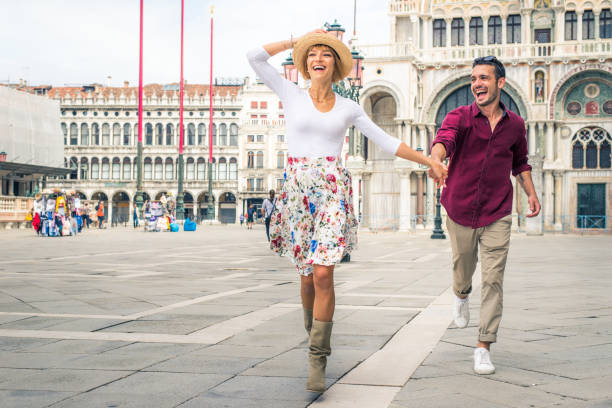 istock Couple travelling in Venice, Italy 1272211491