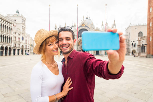 istock Couple travelling in Venice, Italy 1272213687