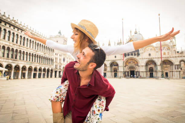 istock Couple travelling in Venice, Italy 1272213804