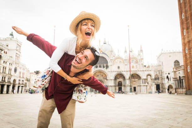 istock Couple travelling in Venice, Italy 1272214091