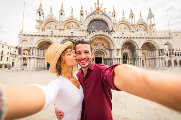 istock Couple travelling in Venice, Italy 1272214137