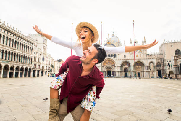 istock Couple travelling in Venice, Italy 1272214788