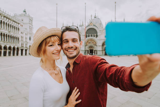 istock Couple travelling in Venice, Italy 1272214837