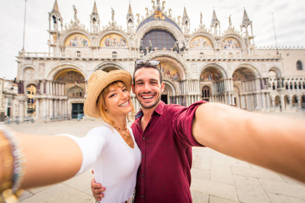 istock Couple travelling in Venice, Italy 1272214856