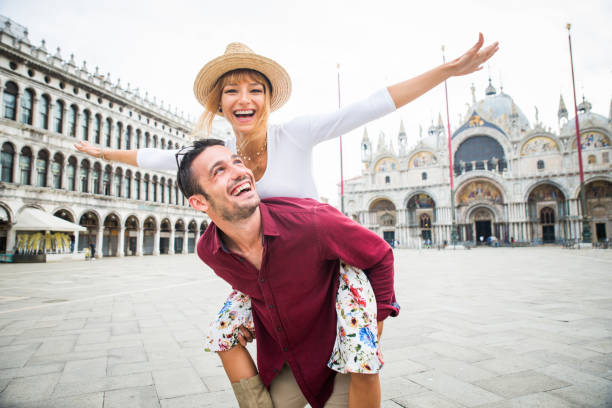 istock Couple travelling in Venice, Italy 1272214925