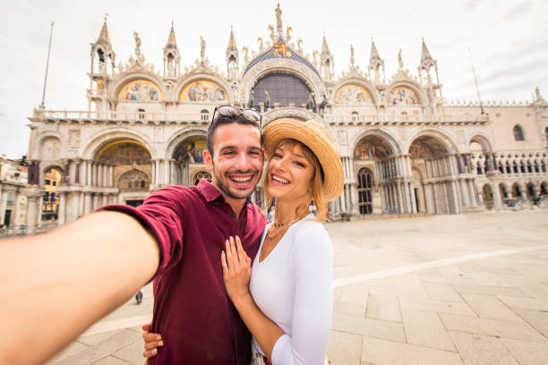 istock Couple travelling in Venice, Italy 1272214937