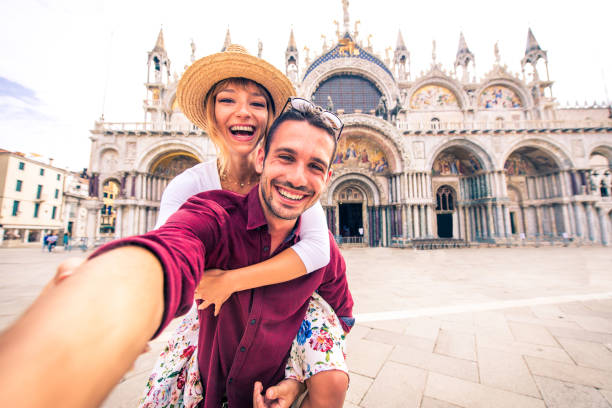 istock Couple travelling in Venice, Italy 1272214958