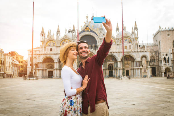 istock Couple travelling in Venice, Italy 1272214966
