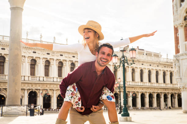 istock Couple travelling in Venice, Italy 1272215959